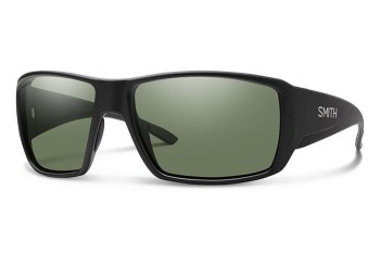 Okulary przeciwsłoneczne Smith GUIDECHOICE/N 003/L7 Polarized Prostokątne Czarne