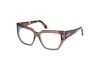 Brillen Tom Ford FT5951-B 048 Vierkant Bruin