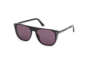 Okulary przeciwsłoneczne Tom Ford FT1105 01A Kwadratowe Czarne