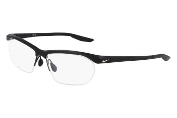 Okulary korekcyjne Nike 7401 001 Owalne Czarne