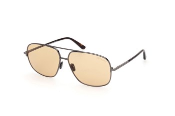 Zonnebril Tom Ford FT1096 08E Vierkant Grijs