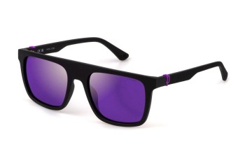 Solbriller Police Beyond Lite 2 SPLF61 U28W Polarized Rektangulær Sort