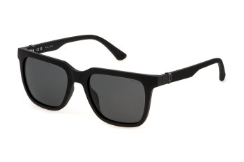 Solbriller Police SPLN34E U28Z Polarized Rektangulær Sort