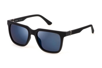 Solbriller Police SPLN34E V14P Polarized Rektangulær Sort