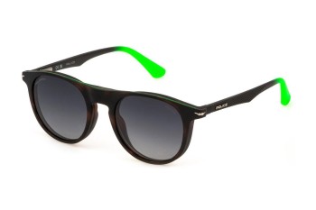 szemüvegeinket Police UK137 878P Polarized Kerek Havana