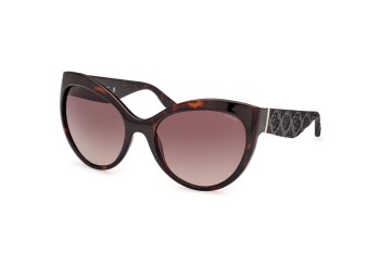 Okulary przeciwsłoneczne Guess GU00130 52F Prostokątne Havana