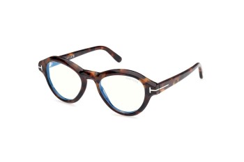 Okulary korekcyjne Tom Ford FT5962-B 052 Okrągłe Havana