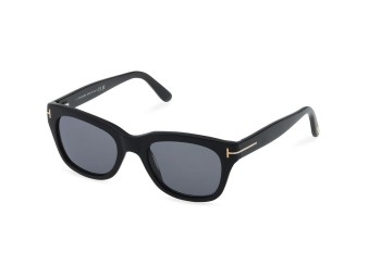 Слънчеви очила Tom Ford Snowdon FT0237 01D Polarized Квадратни Черна