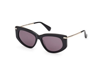 Sluneční brýle Max Mara MM0100 01A Obdélníkové Černé