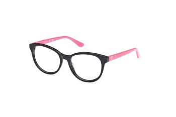 Okulary korekcyjne Guess GU50139 001 Prostokątne Czarne