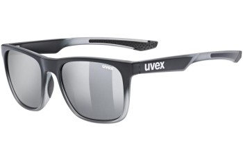 Ochelari de soare uvex lgl 42 Black Transparent S3 Pătrați Negri