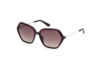 Okulary przeciwsłoneczne Guess GU00134 52F Prostokątne Havana