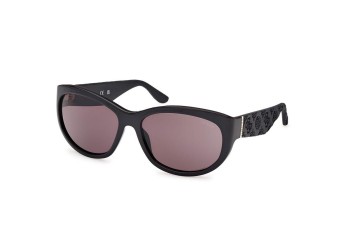 Okulary przeciwsłoneczne Guess GU00131 01A Owalne Czarne