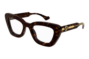 Okulary korekcyjne Gucci GG1555O 002 Kocie oczy Havana