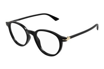 Okulary korekcyjne Mont Blanc MB0340O 001 Okrągłe Czarne Okulary korekcyjne Mont Blanc MB0340O 001 Okrągłe Czarne