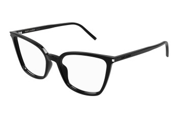 Okulary korekcyjne Saint Laurent SL669 002 Kocie oczy Czarne