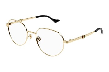 Brillen Gucci GG1496O 001 Ronde Goud