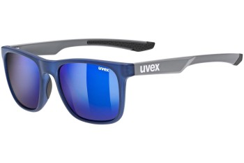 Okulary przeciwsłoneczne uvex lgl 42 Blue / Grey Mat S3 Kwadratowe Niebieskie