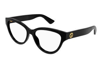 szemüvegeinket Gucci GG1581O 001 Cat Eye Fekete