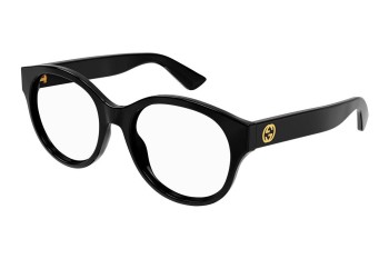 Okulary korekcyjne Gucci GG1580O 001 Okrągłe Czarne