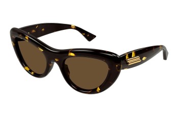 Ochelari de soare Bottega Veneta BV1282S 002 Cat Eye Havana