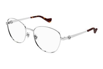 Okulary korekcyjne Gucci GG1601O 003 Okrągłe Srebrne