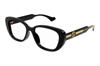 Okulary korekcyjne Gucci GG1559OK 001 Prostokątne Czarne