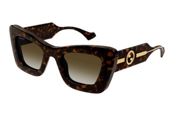 Okulary przeciwsłoneczne Gucci GG1552S 002 Kocie oczy Havana Okulary przeciwsłoneczne Gucci GG1552S 002 Kocie oczy Havana