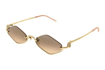 Okulary przeciwsłoneczne Gucci GG1604S 003 Nieregularny Złote Okulary przeciwsłoneczne Gucci GG1604S 003 Nieregularny Złote