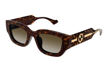 Ochelari de soare Gucci GG1558SK 002 Pătrați Havana