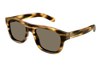 Okulary przeciwsłoneczne Gucci GG1509S 002 Prostokątne Havana