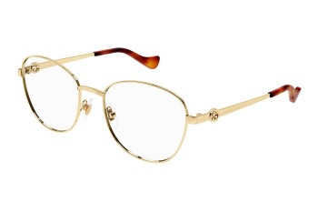 Okulary korekcyjne Gucci GG1601O 002 Okrągłe Złote