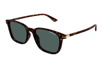 Ochelari de soare Mont Blanc MB0338S 002 Dreptunghiulari Havana