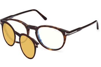 szemüvegeinket Tom Ford FT5823-H-B 052 Kerek Havana