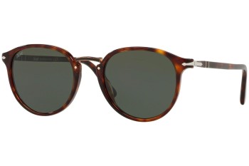 Zonnebril Persol Typewriter Edition PO3210S 24/31 Ronde Havana