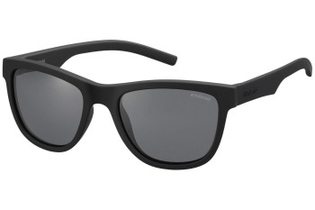 Ochelari de soare Polaroid Junior PLD8018/S YYV/Y2 Polarized Pătrați Negri