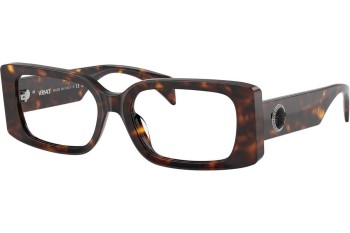 Brillen Versace VE3362U 108 Rechthoekige Havana