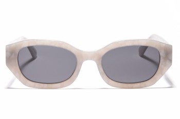 Solbriller Kohe by eyerim Kris Silver Havana Polarized Oval Grå