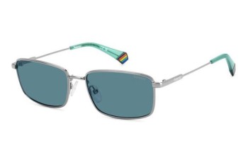 Zonnebril Polaroid PLD6227/S/X 6LB/C3 Polarized Rechthoekige Zilver