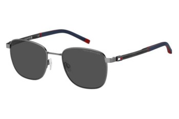 Ochelari de soare Tommy Hilfiger TH2138/S 5UV/IR Dreptunghiulari Gri