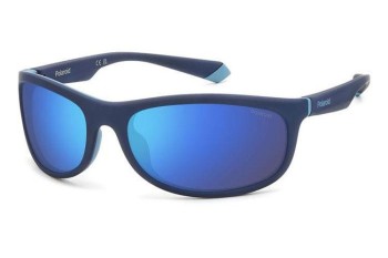 Zonnebril Polaroid PLD2154/S FLL/5X Polarized Ovaal Blauw