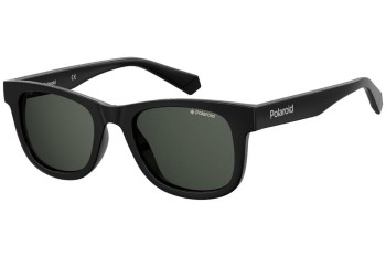 Solbriller Polaroid Junior PLD8009/N/NEW 807/M9 Polarized Firkantet Sort