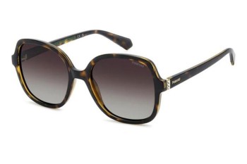 Слънчеви очила Polaroid PLD4177/S/X 086/LA Polarized Квадратни Хавана