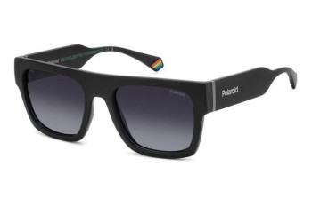 Okulary przeciwsłoneczne Polaroid PLD6224/S/X 003/WJ Polarized Flat Top Czarne