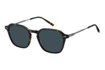 Okulary przeciwsłoneczne Tommy Hilfiger TH2132/S 086/KU Prostokątne Havana