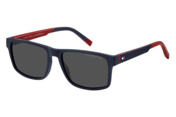 Okulary przeciwsłoneczne Tommy Hilfiger TH2142/S 8RU/IR Prostokątne Niebieskie