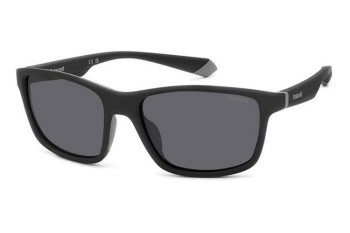Okulary przeciwsłoneczne Polaroid PLD2153/S O6W/M9 Polarized Prostokątne Czarne Okulary przeciwsłoneczne Polaroid PLD2153/S O6W/M9 Polarized Prostokątne Czarne