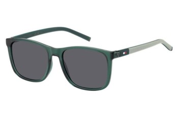 Ochelari de soare Tommy Hilfiger TH2120/S 1ED/IR Dreptunghiulari Verzi