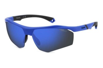 Слънчеви очила Polaroid PLD7055/S FLL/QG Polarized Правоъгълни Синя