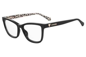 Okulary korekcyjne Love Moschino MOL632 7RM Prostokątne Czarne